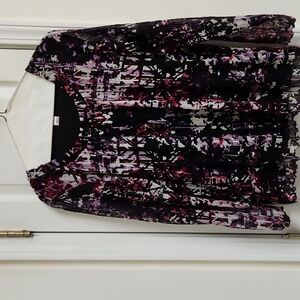 Christopher & Banks Sheer Gause Blouse